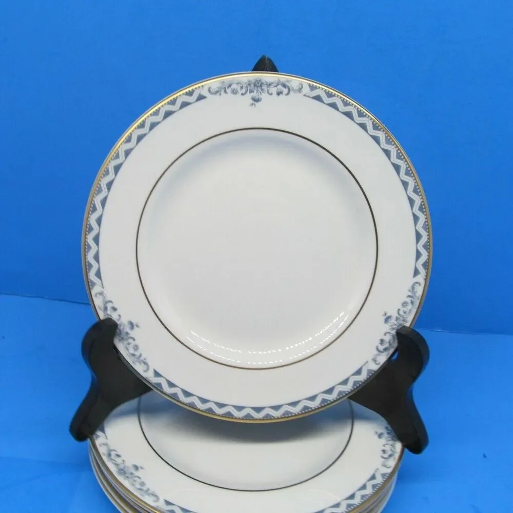 Royal Doulton Josephine Gold Dessert Bread Plates Bundle of 5